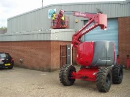 Hydraulic Generator on Haulotte HA16PX Hydraulic Generator on Haulotte HA16PX